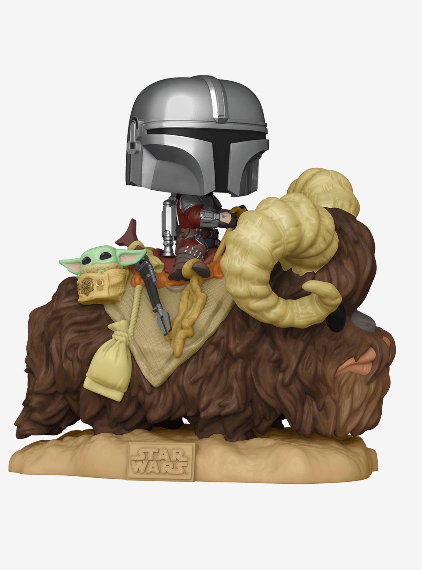 Funko Star Wars The Mandalorian Pop! Deluxe The Mandalorian & The Child On Bantha Bobble-Head, , hi-res