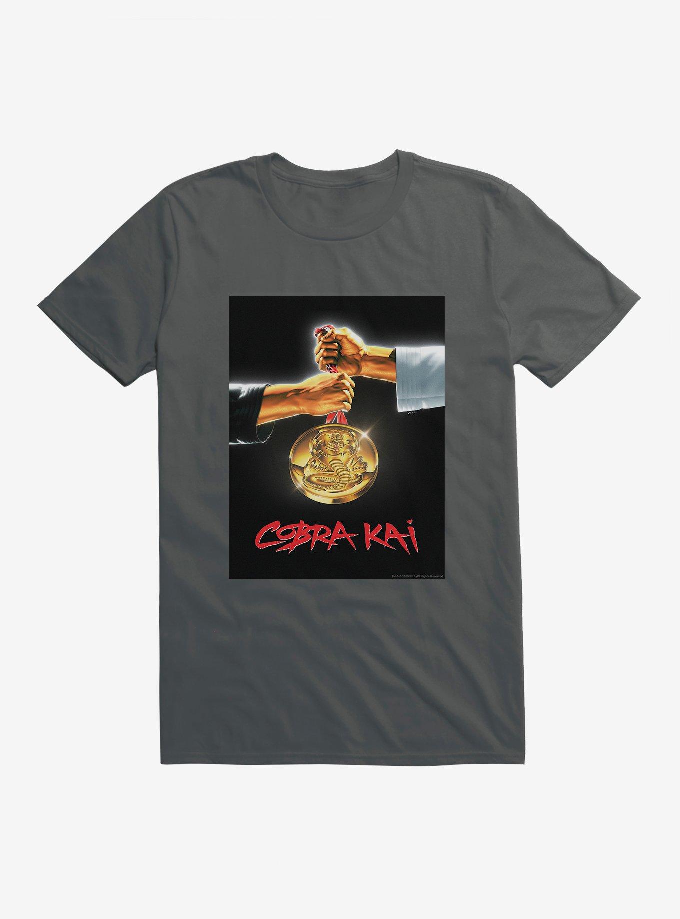 Cobra Kai Medal T-Shirt, CHARCOAL, hi-res
