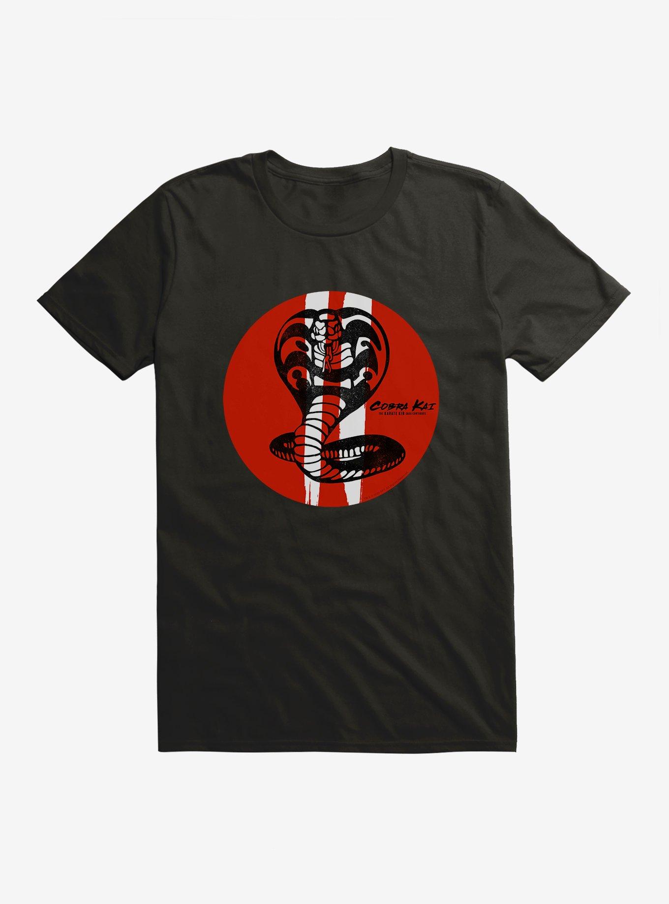 Cobra Kai Two Color Logo T-Shirt, BLACK, hi-res