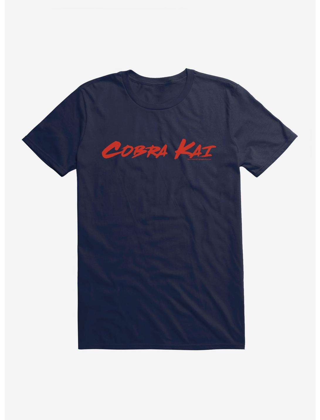 Cobra Kai Font T-Shirt, MIDNIGHT NAVY, hi-res