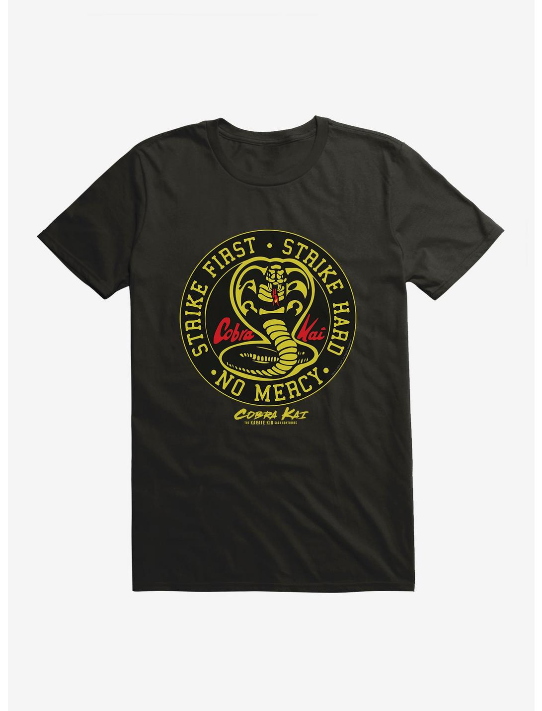 Cobra Kai Window Decal T-Shirt, BLACK, hi-res