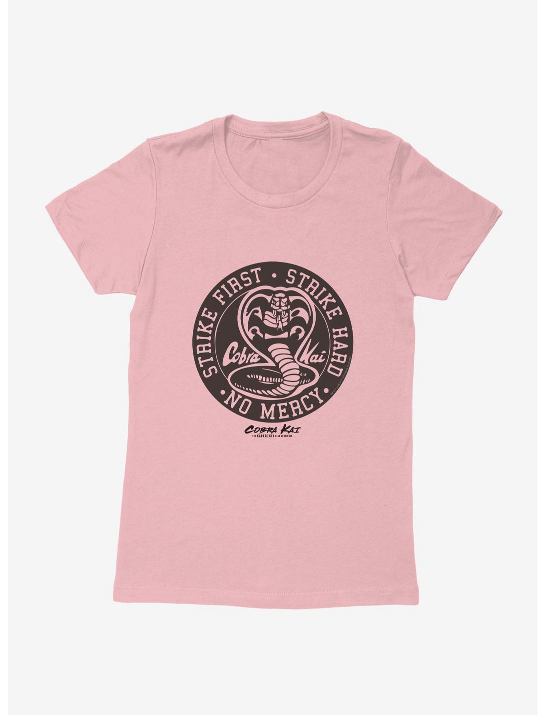 Cobra Kai Logo Womens T-Shirt, LIGHT PINK, hi-res