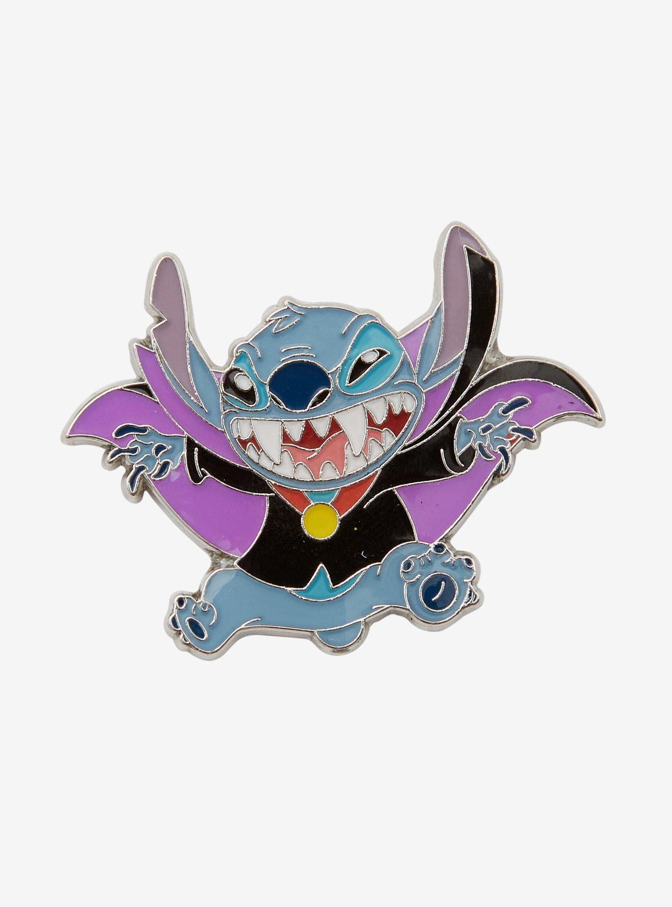 Disney Lilo & Stitch Vampire Stitch Enamel Pin - BoxLunch Exclusive, , hi-res