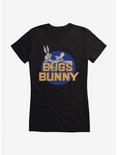 Looney Tunes Retro Bugs Bunny Icon Girls T-Shirt, BLACK, hi-res