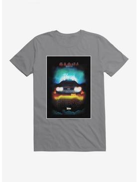 Back To The Future 35 DeLorean Poster T-Shirt, STORM GREY, hi-res