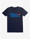 Back To The Future Bold Script T-Shirt, NAVY, hi-res