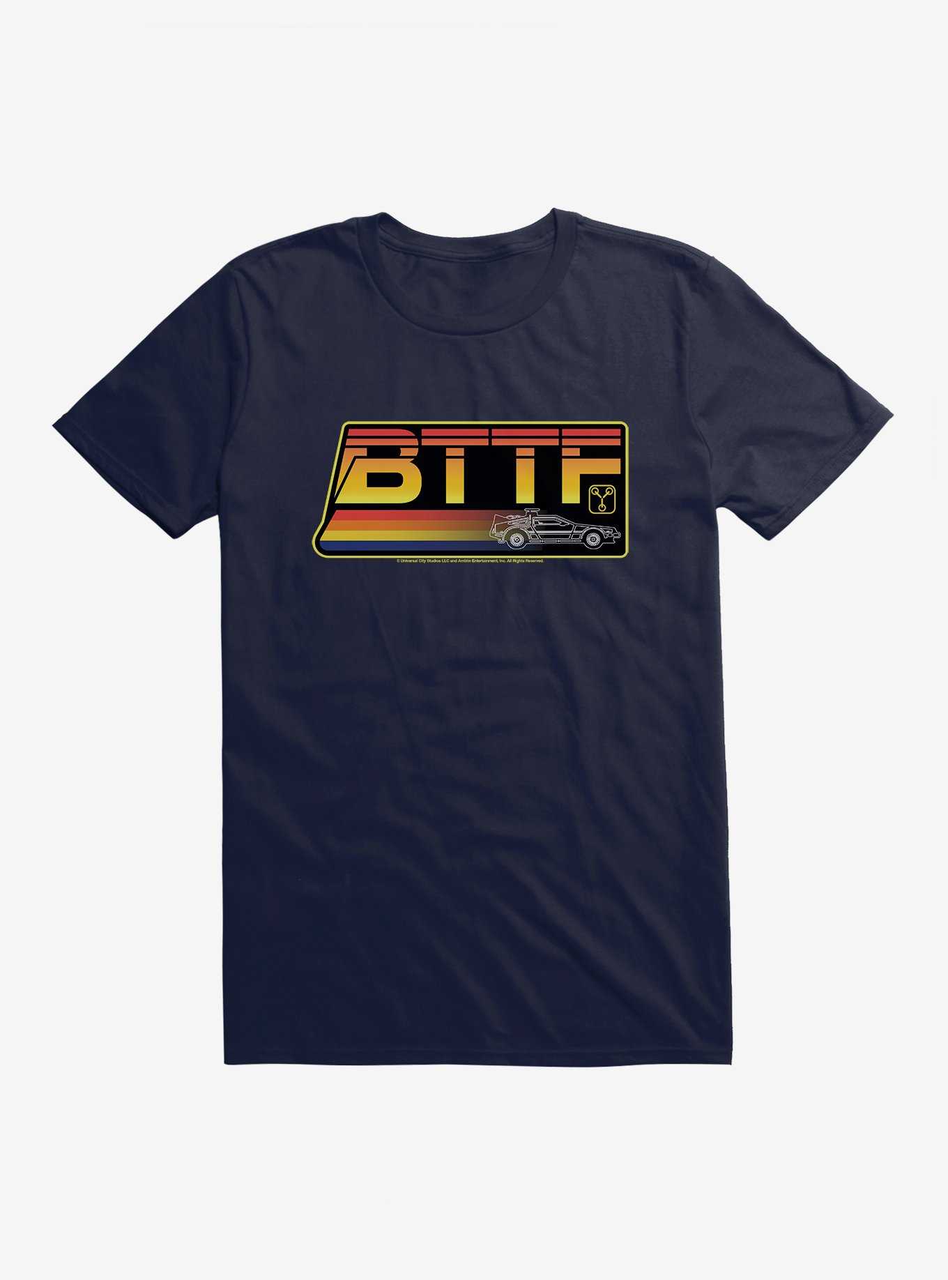 Back To The Future BTTF DeLorean Take Off T-Shirt, , hi-res