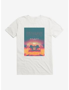 Back To The Future DeLorean Fired Up T-Shirt, WHITE, hi-res