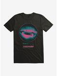 Back To The Future DeLorean Neon T-Shirt, BLACK, hi-res