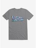 Back To The Future Pastel Logo T-Shirt, STORM GREY, hi-res