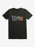 Back To The Future Neon Classic Script T-Shirt, BLACK, hi-res