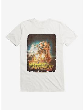 Back To The Future Part III Classic Poster T-Shirt, WHITE, hi-res