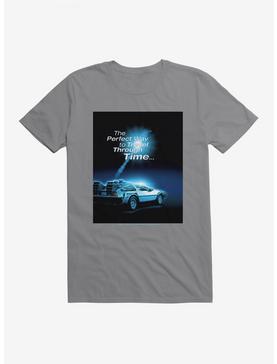 Back To The Future Part III Perfect Way To Travel T-Shirt, STORM GREY, hi-res