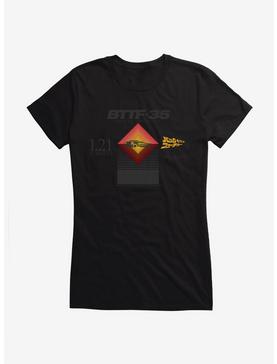 Back To The Future BTTF-35 1.21 G-Watts Girls T-Shirt, BLACK, hi-res