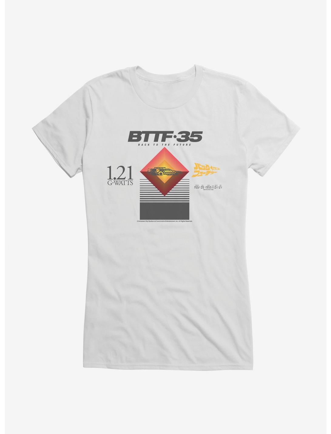 Back To The Future BTTF-35 1.21 G-Watts Girls T-Shirt, , hi-res