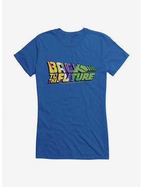 Back To The Future Colorful Script Girls T-Shirt, , hi-res