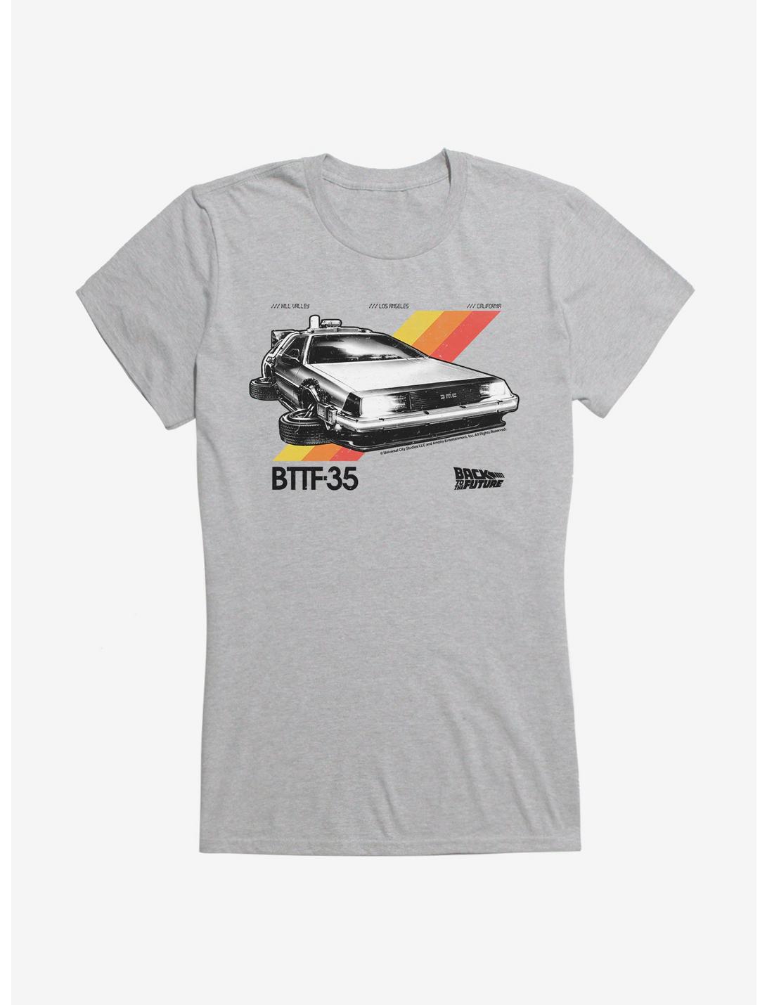 Back To The Future DeLorean Ready For Flight Girls T-Shirt, , hi-res
