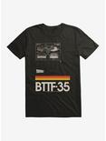 Back To The Future DeLorean Diagram T-Shirt, BLACK, hi-res