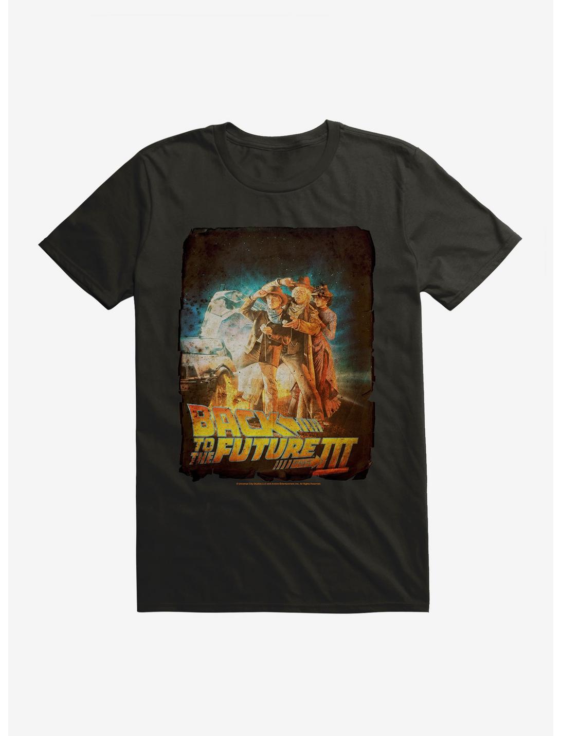 Back To The Future Part III Classic Poster T-Shirt, BLACK, hi-res