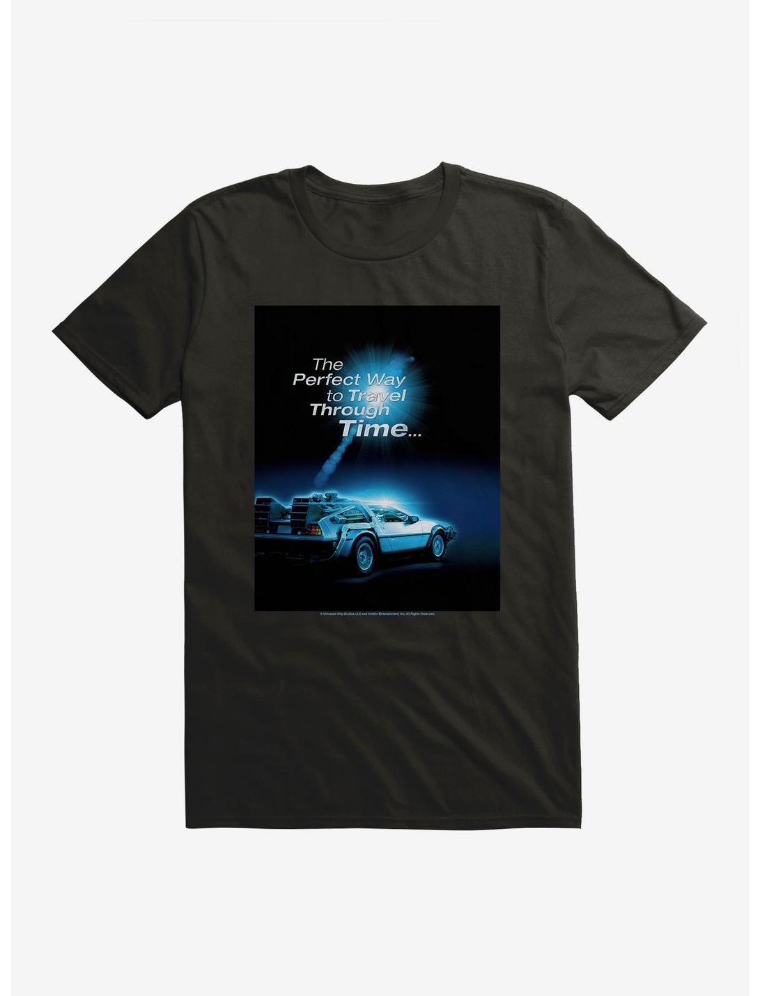 Back To The Future Part III Perfect Way To Travel T-Shirt, BLACK, hi-res