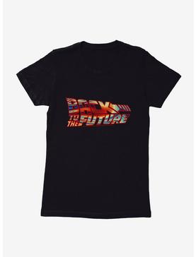 Back To The Future Fire Script Womens T-Shirt, , hi-res