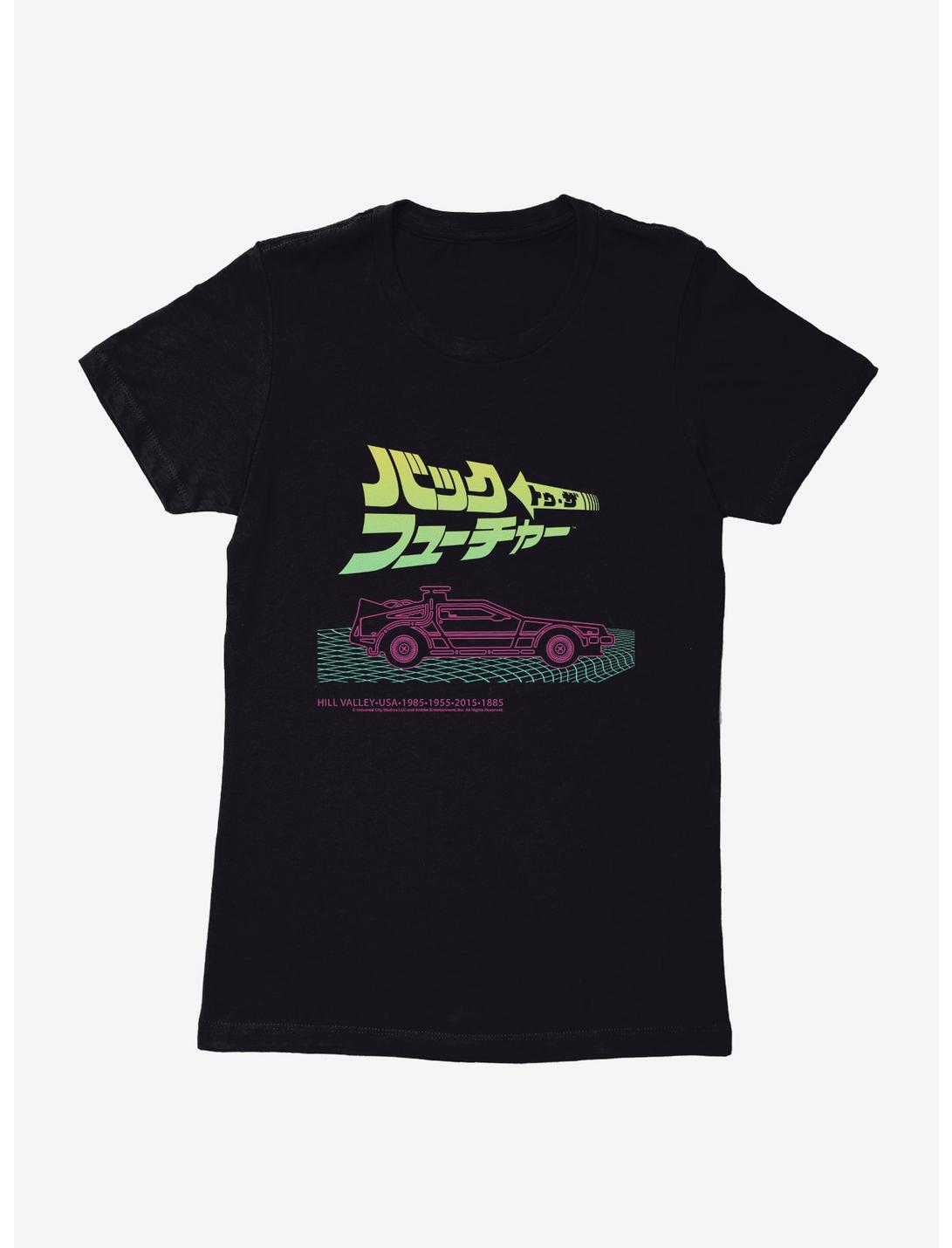 Back To The Future Outline Title Script Womens T-Shirt, , hi-res