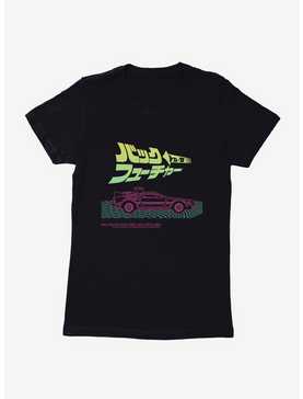 Back To The Future Outline Title Script Womens T-Shirt, , hi-res