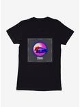 Back To The Future DeLorean Through The Night Womens T-Shirt, BLACK, hi-res