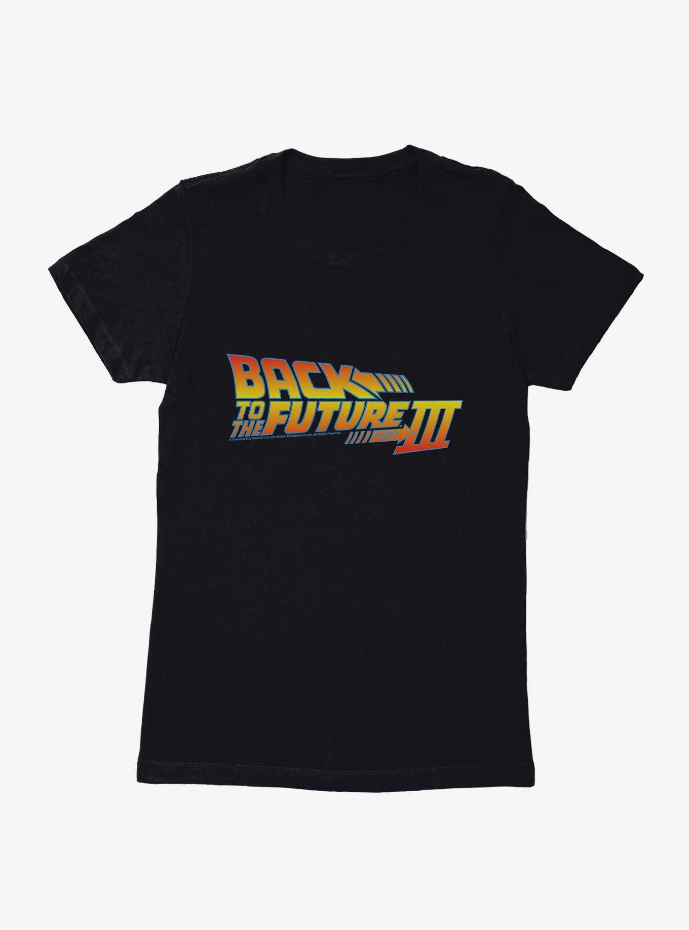 Back To The Future Part III Title Script Womens T-Shirt, , hi-res