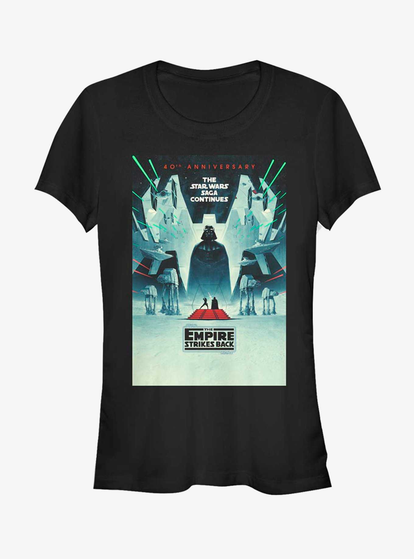 Star Wars Episode V: The Empire Strikes Back 40th Anniversary Poster Girls T-Shirt, , hi-res