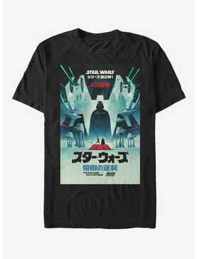 Star Wars Episode V: The Empire Strikes Back 40th Anniversary Japanese Poster T-Shirt, , hi-res
