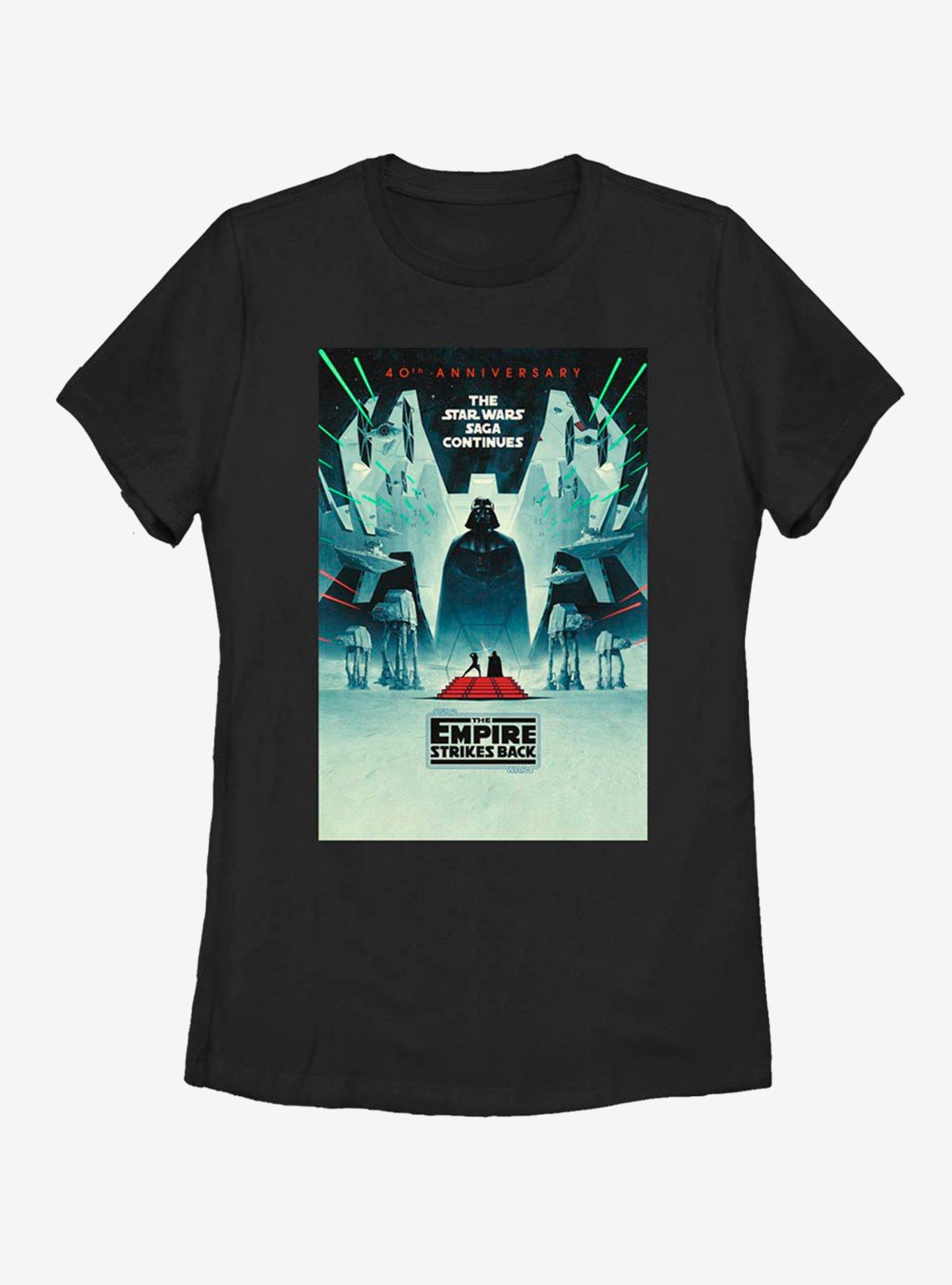 Star Wars Episode V: The Empire Strikes Back 40th Anniversary Poster Womens T-Shirt, , hi-res
