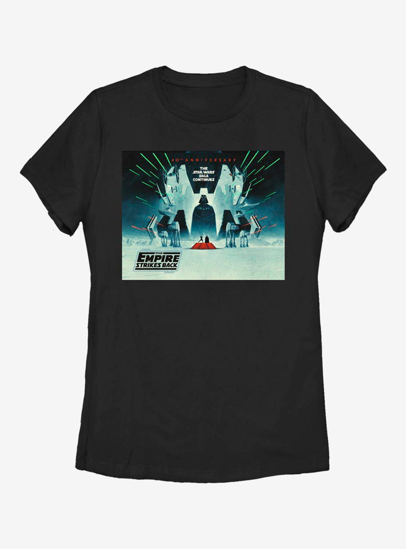 Star Wars Episode V: The Empire Strikes Back 40th Anniversary Wide Poster Womens T-Shirt, , hi-res