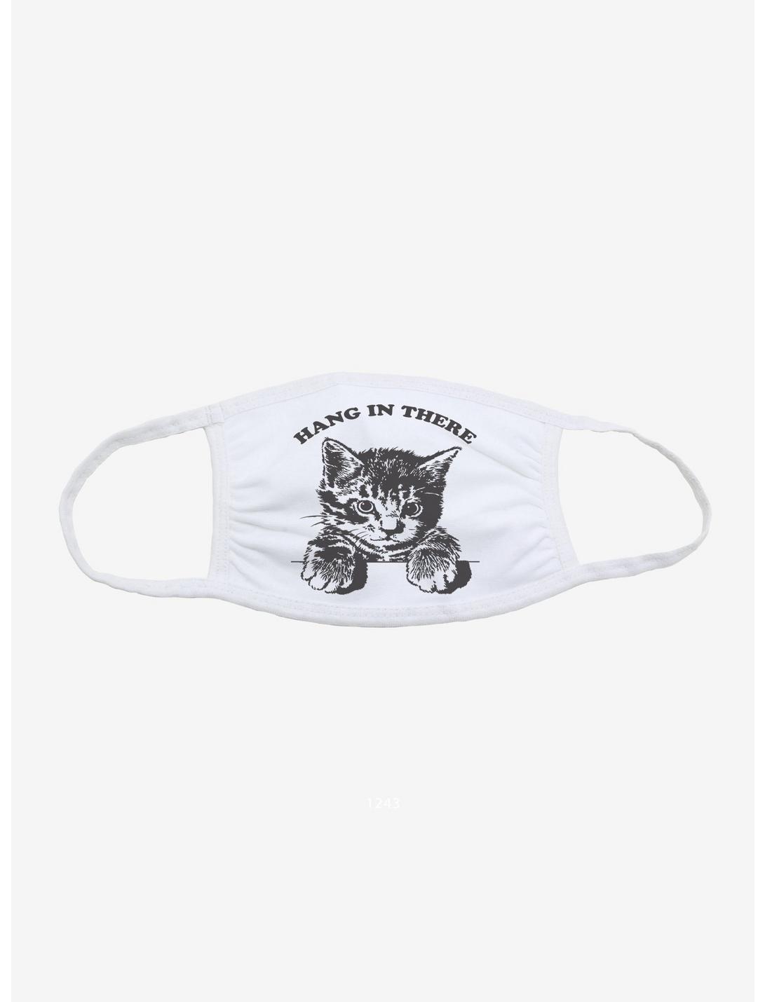 Hang In There Cat Fashion Face Mask, , hi-res