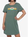 Friends Central Perk T-Shirt Dress, GREEN HEATHER, hi-res