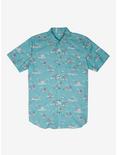 Our Universe Disney Dogs Woven Button-Up, LIGHT GREEN, hi-res
