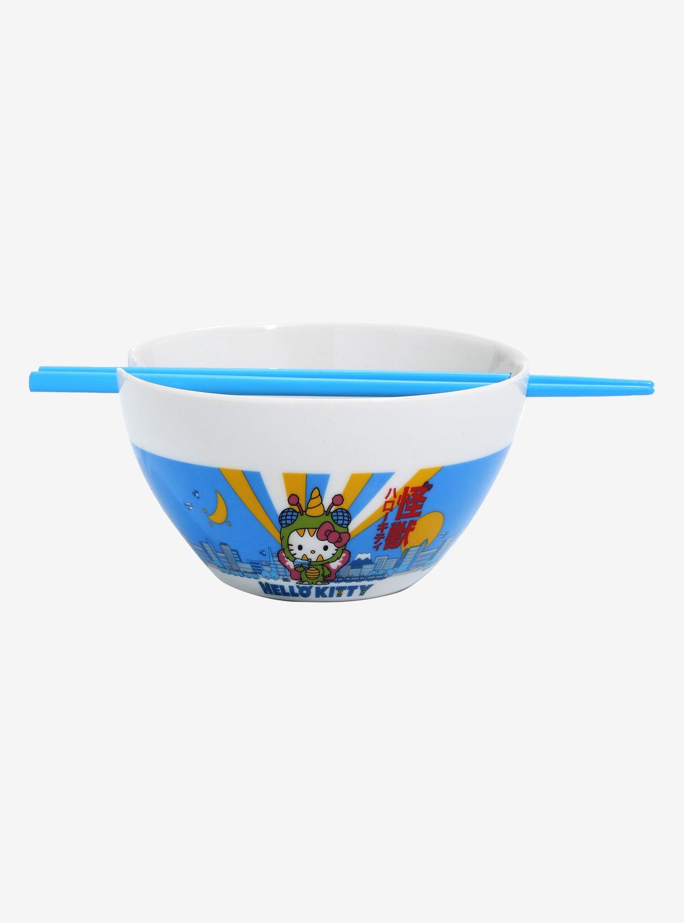 Sanrio Hello Kitty Kaiju Bowl with Chopsticks, , hi-res
