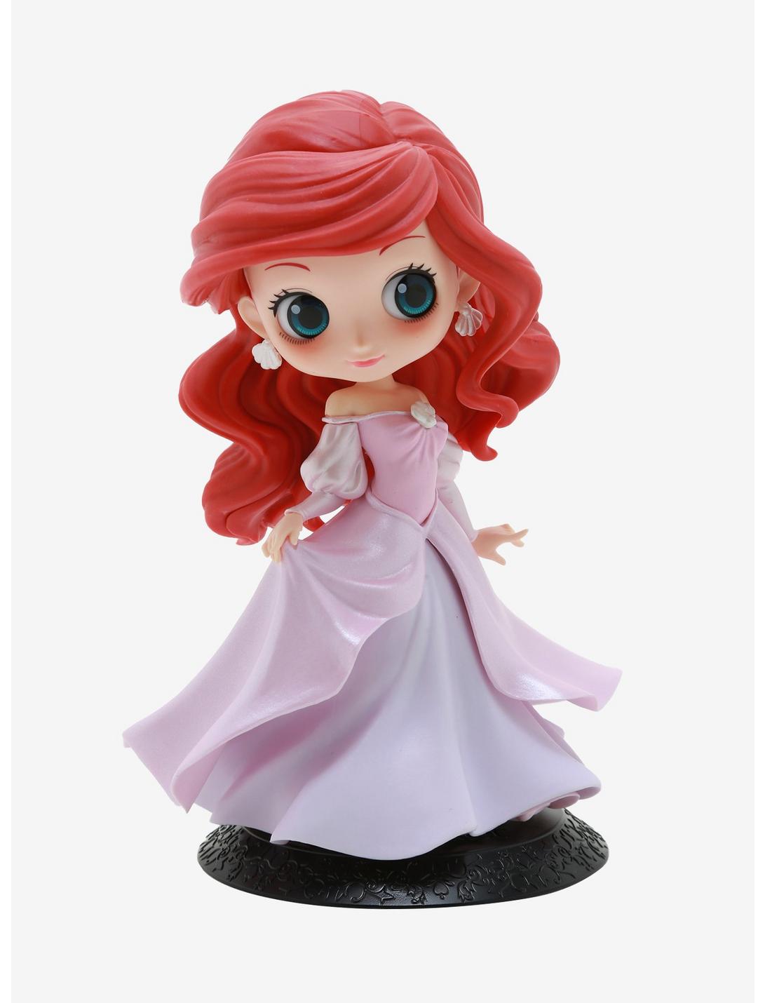 Banpresto Disney The Little Mermaid Q Posket Ariel (Pink Princess Dress) Figure, , hi-res