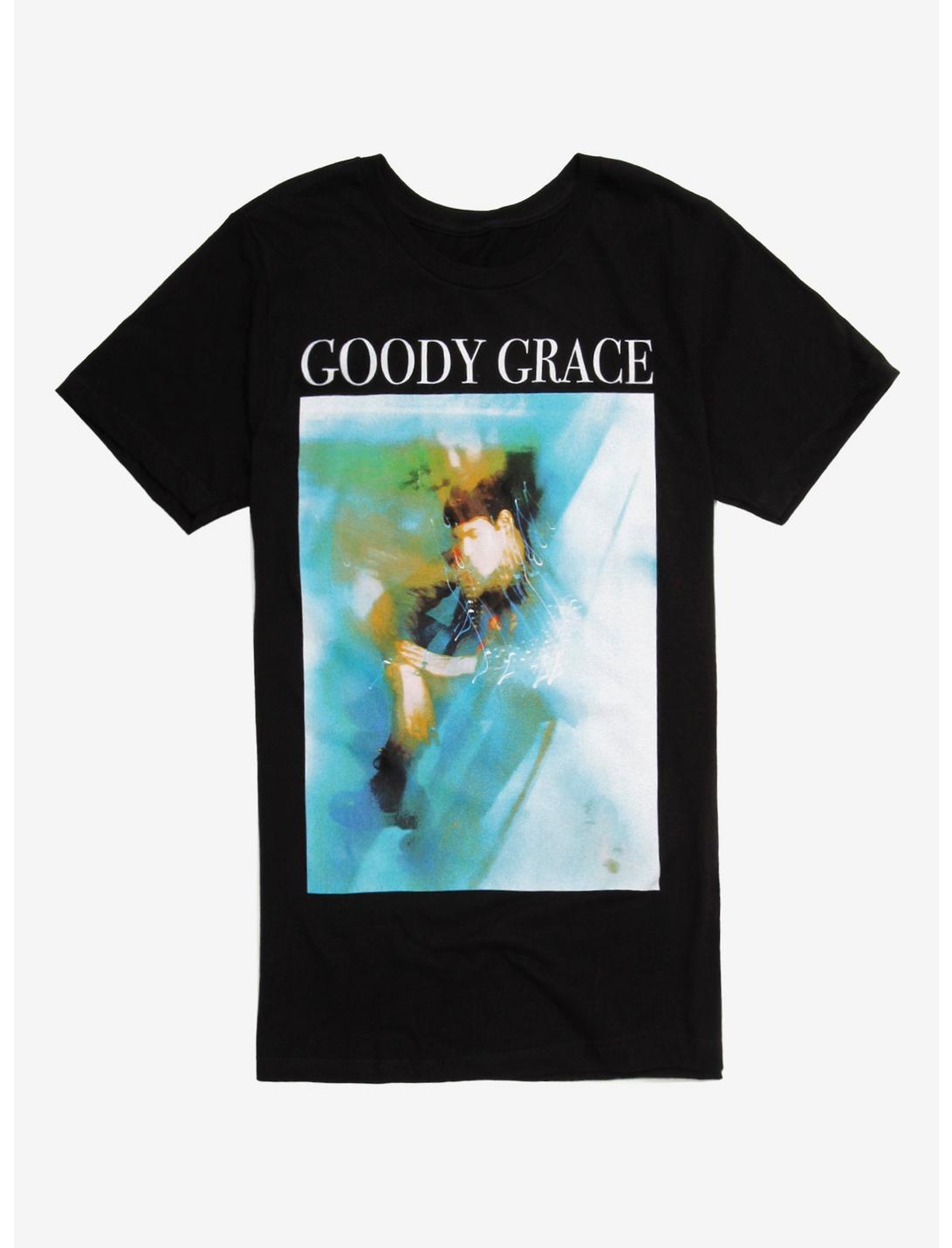 Goody Grace Blurry Photo T-Shirt, BLACK, hi-res