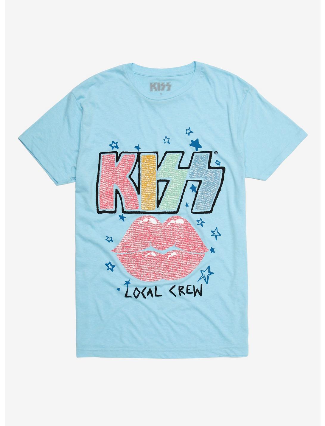 KISS Local Crew Pastel T-Shirt, BLUE, hi-res