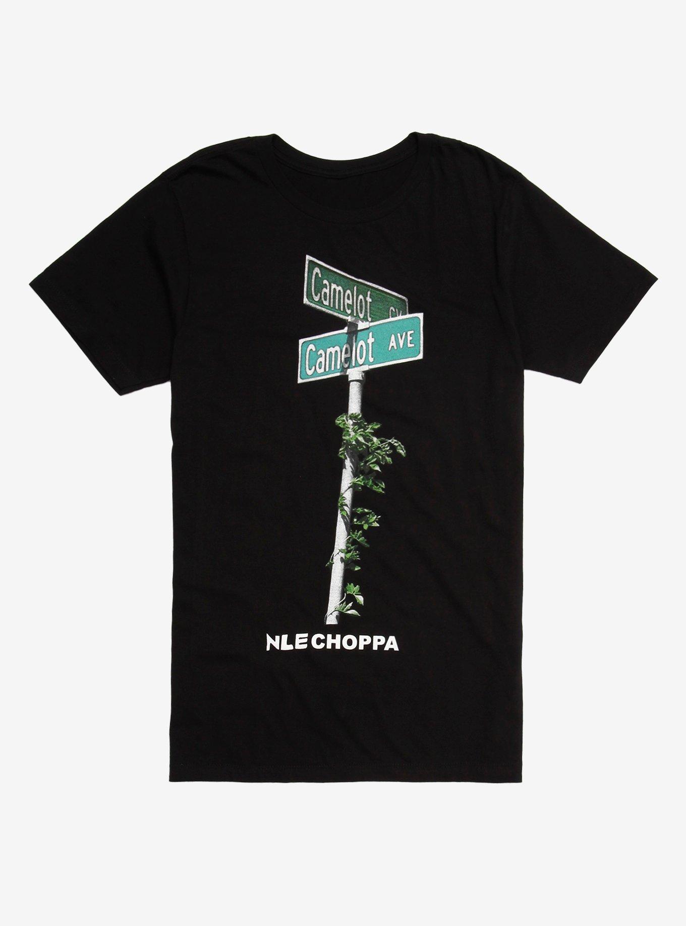 NLE Choppa Camelot T-Shirt, BLACK, hi-res