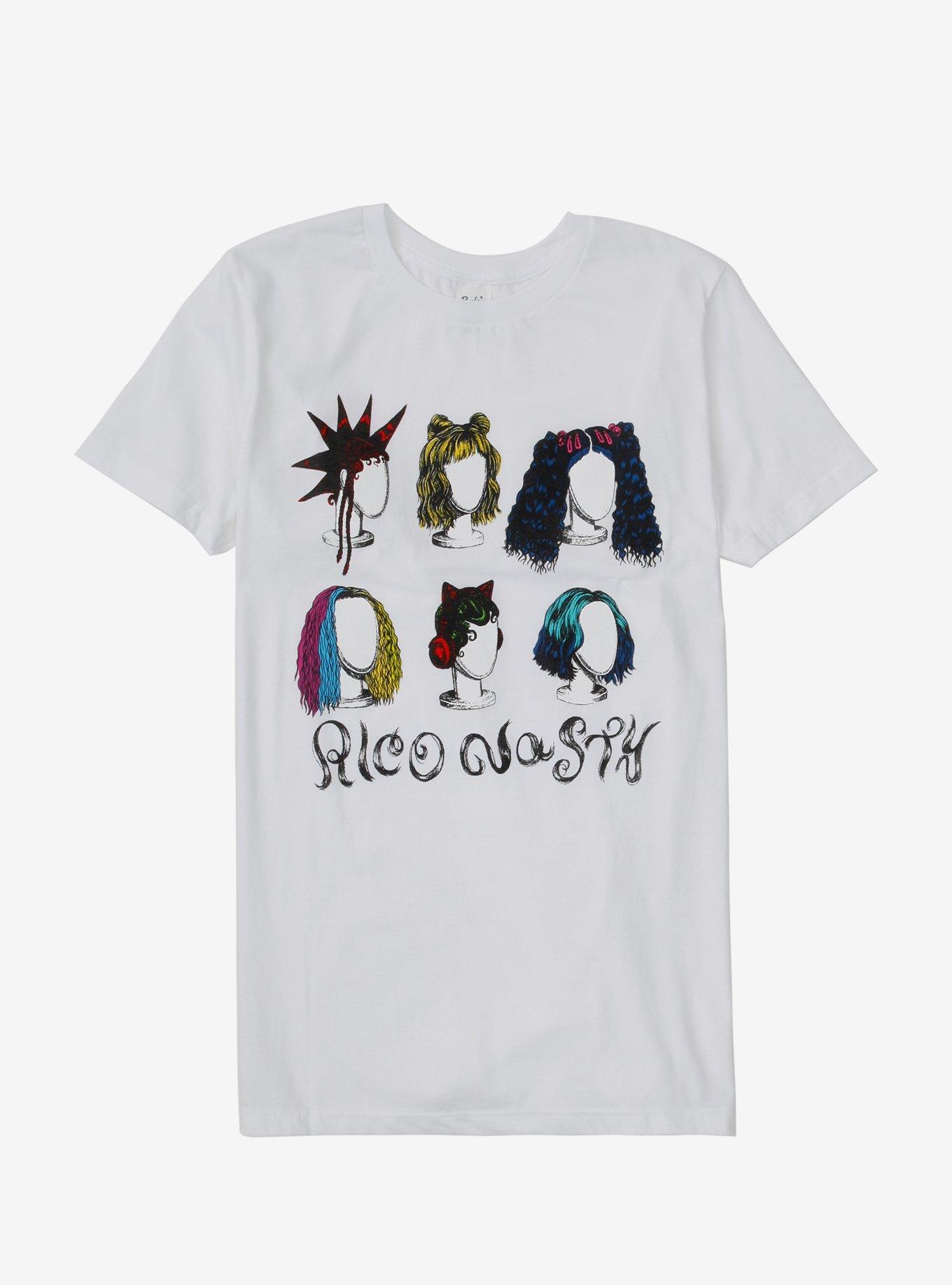 Rico Nasty Wigs T-Shirt, WHITE, hi-res