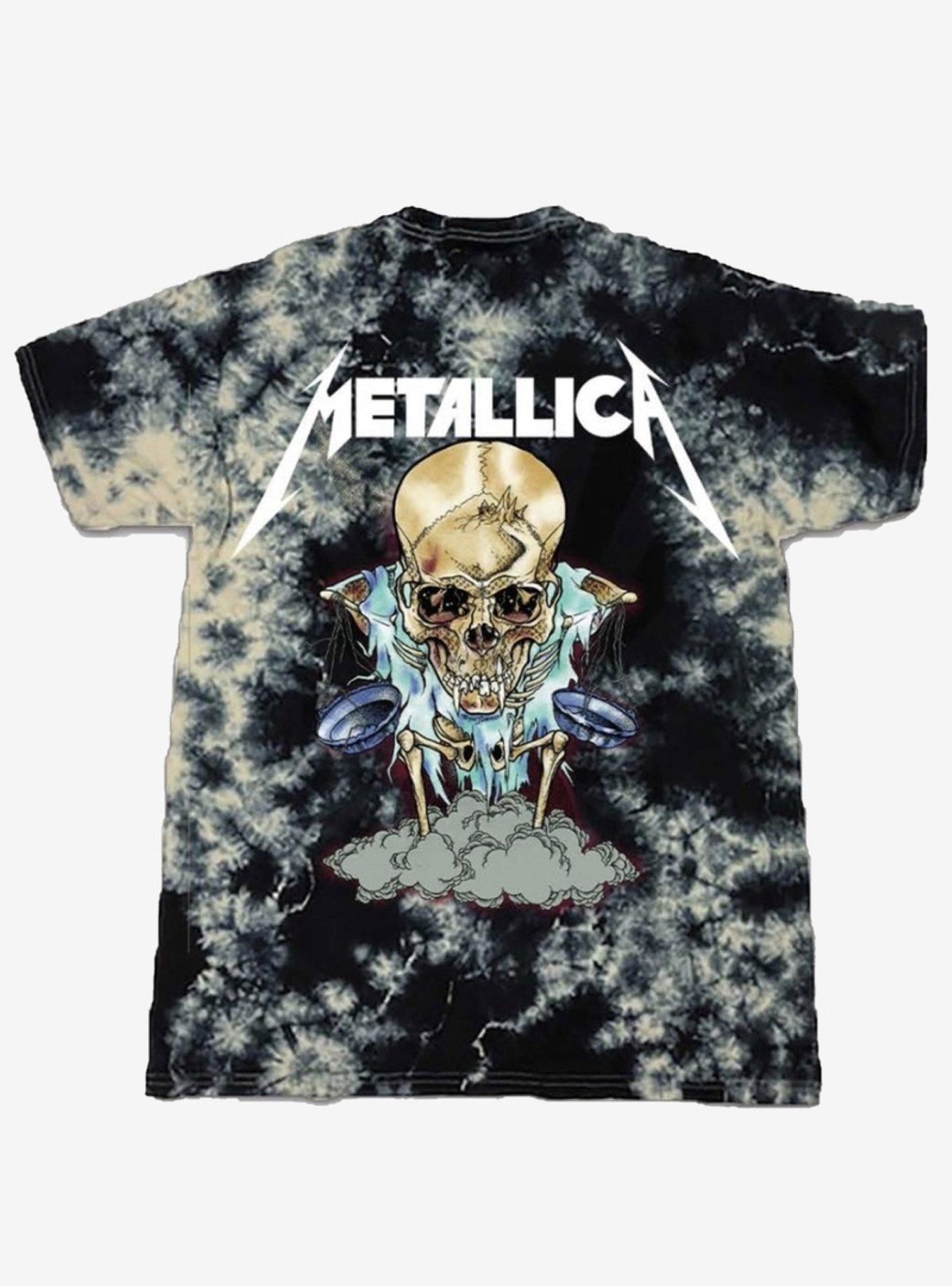 tie dye metal shirts