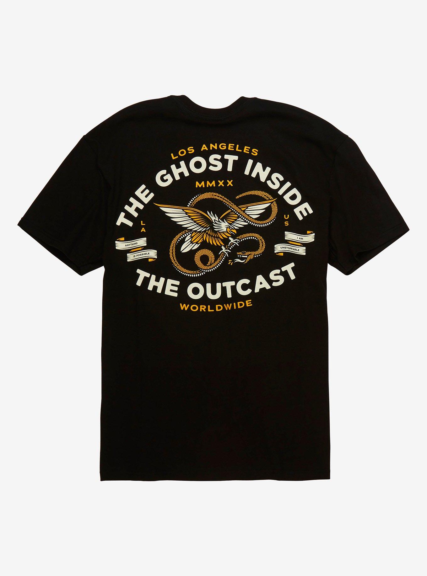 The Ghost Inside The Outcast T-Shirt, BLACK, hi-res