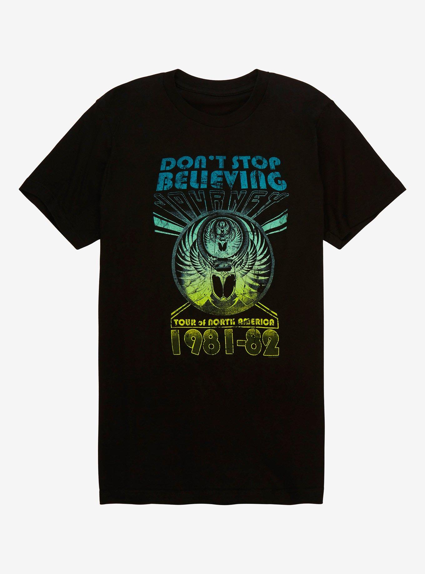 Journey Don't Stop Believing Tour T-Shirt, BLACK, hi-res