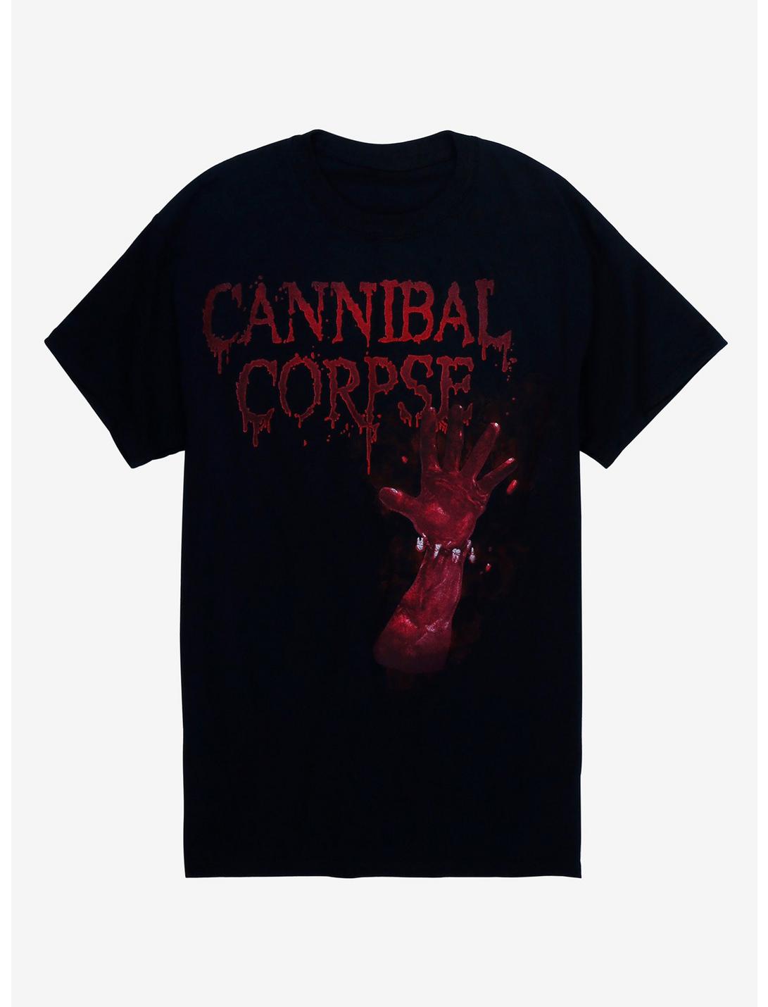 Cannibal Corpse Hand T-Shirt, BLACK, hi-res