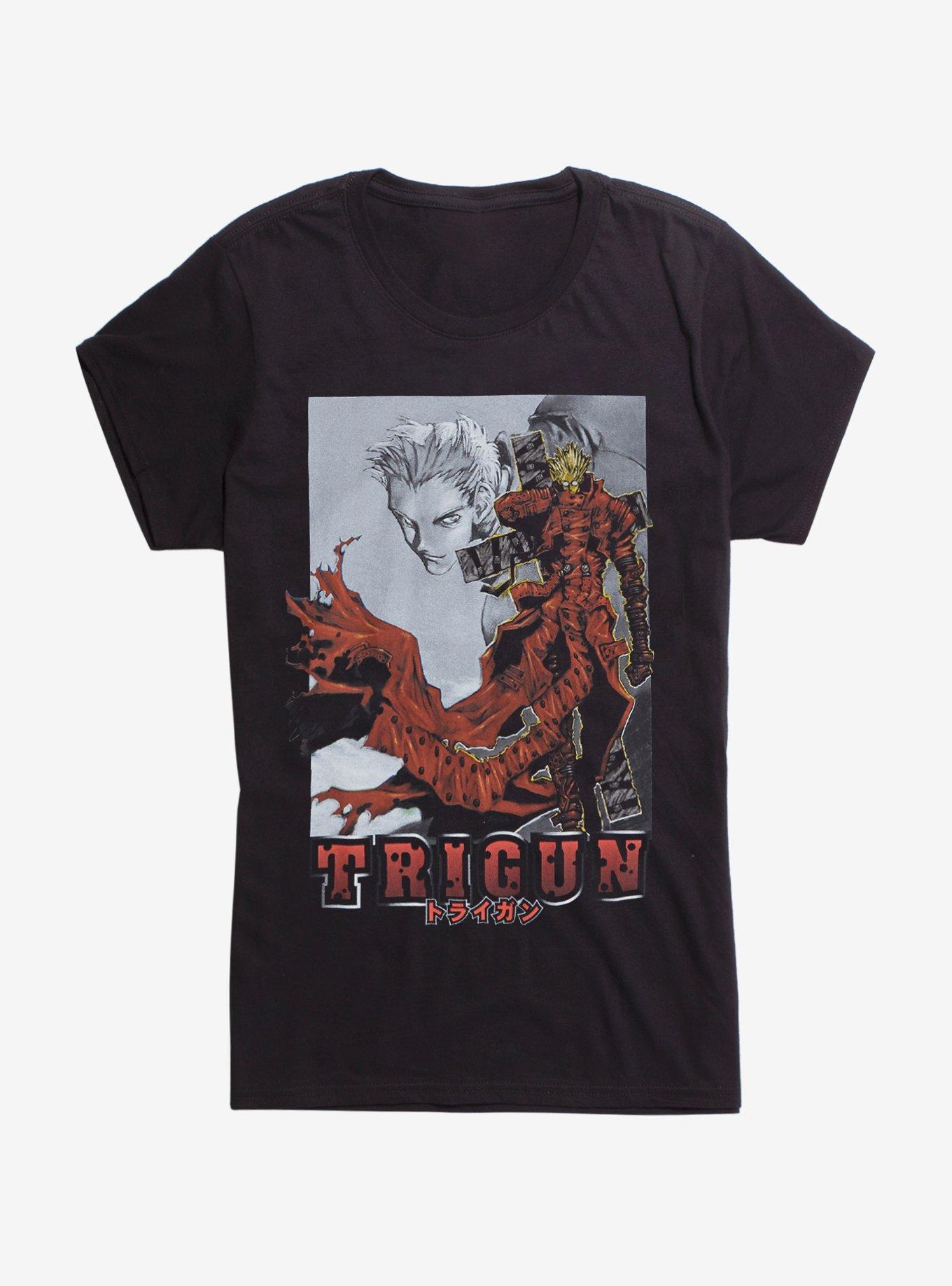 Trigun Vash & Knives Girls T-Shirt, MULTI, hi-res
