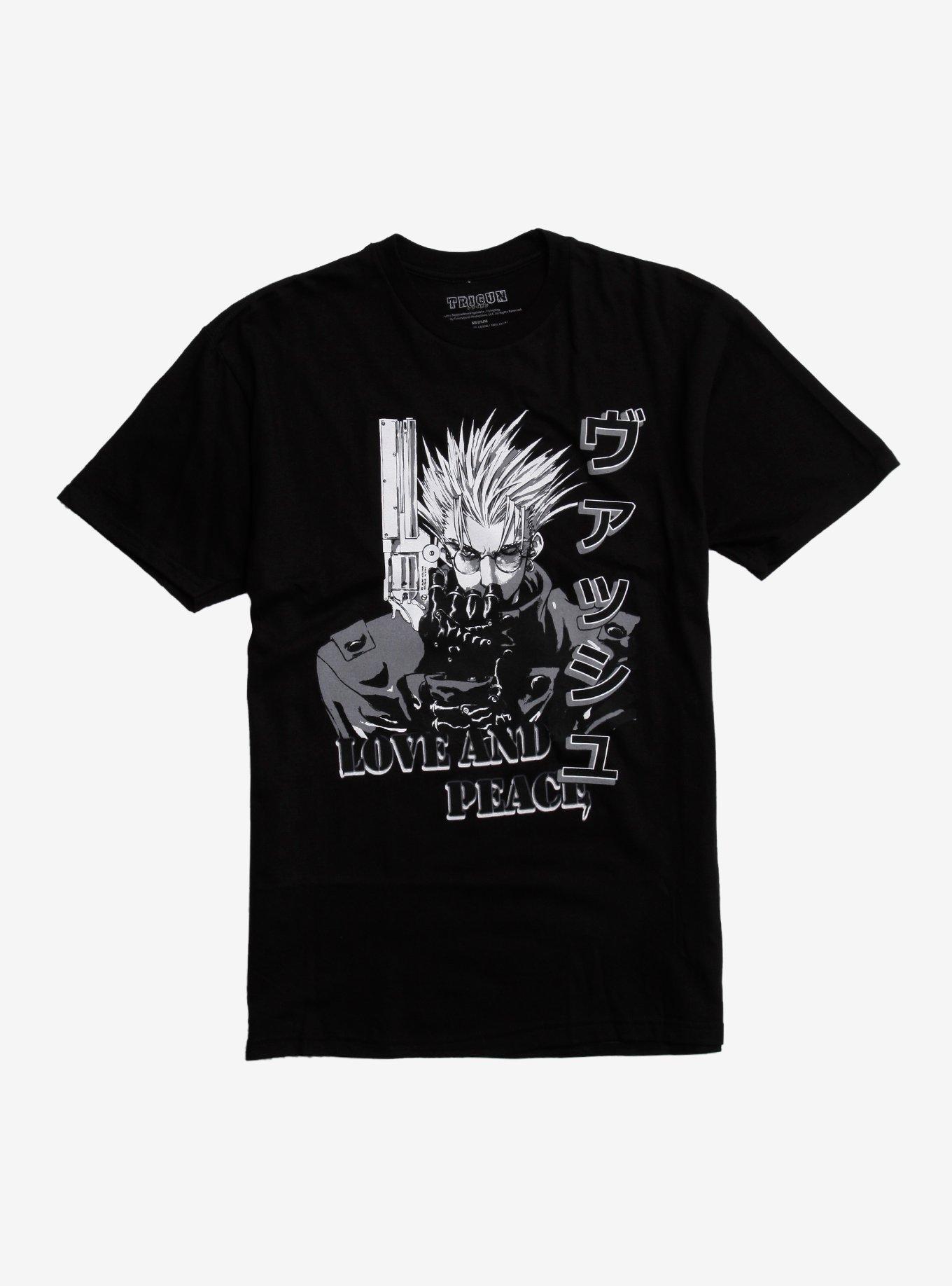 Trigun Vash Love And Peace T-Shirt, MULTI, hi-res