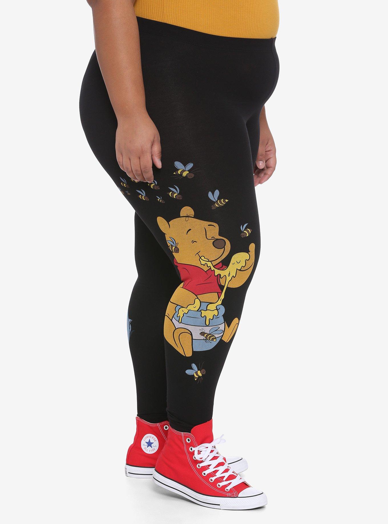 Disney Winnie The Pooh Character Leggings Plus Size, MULTI, hi-res