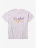 Our Universe Disney Tangled Hair Mock-Neck T-Shirt - BoxLunch Exclusive, LAVENDER, hi-res